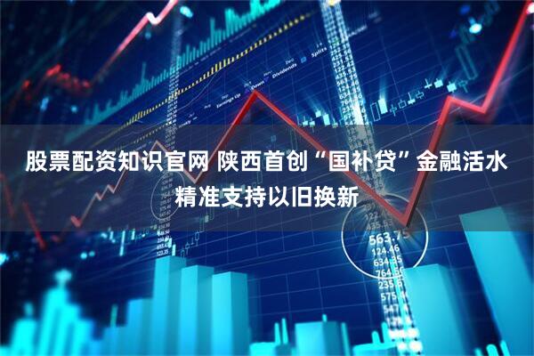 股票配资知识官网 陕西首创“国补贷”金融活水精准支持以旧换新